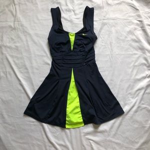 Nike XS dry fit tennis/running dress in dark blue